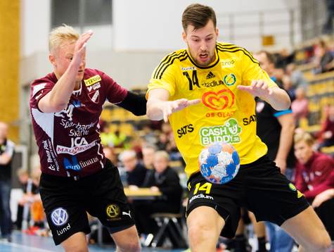 Lugis Hampus Jildenbäck och Sävehofs Mattias Thynell