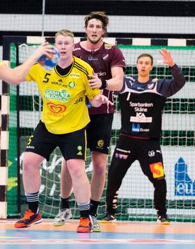 Lugis Jakob Wickman Modigh och målvakt Espen Christensen