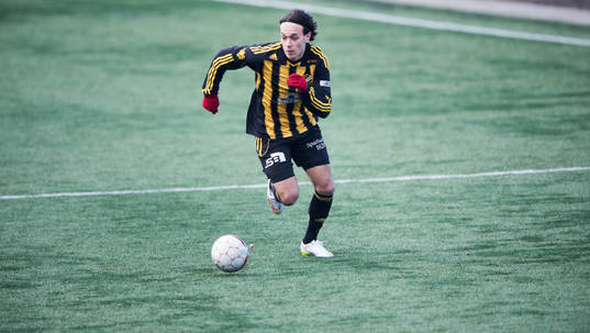 i träningsmatchen i fotboll mellan IFK Kristianstad och