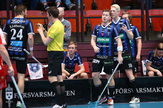under kvartsfinal fem i SM-slutspelet i innebandy mellan