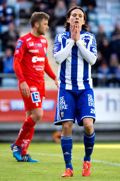 IFK Göteborgs Lasse Vibe deppar