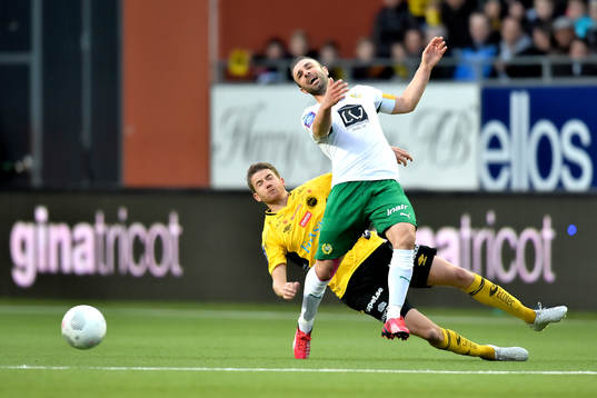 Elfsborgs Marcus Rohdén och Hammarbys Kennedy Bakircioglu