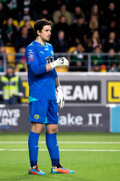 Hammarbys målvakt Johannes Hopf