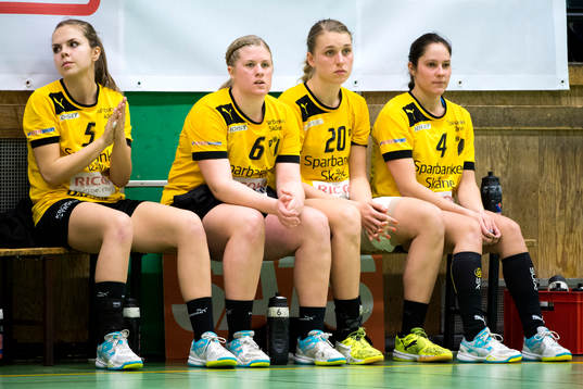 Eslövs Sofie Hyvönen, Sara Strand, Märta Hedenquist och