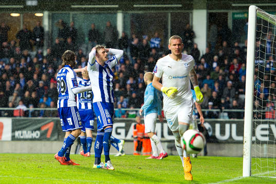 IFK Göteborgs Sören Rieks deppar