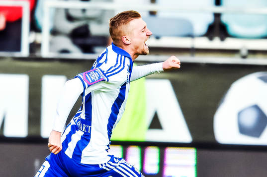IFK Göteborgs Sebastian Eriksson firar