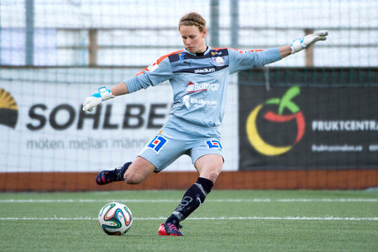 Linköpings målvakt Cajsa Andersson