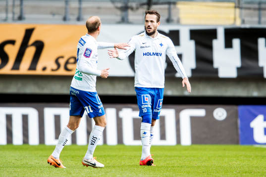 Norrköpings Emir Kujovic firar