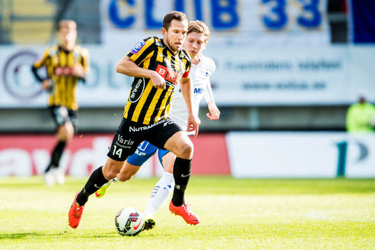 Häckens Martin Ericsson och Norrköpings Alexander Fransson