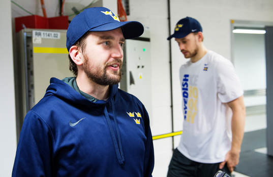 Målvakterna Jhonas Enroth och Anders Nilsson