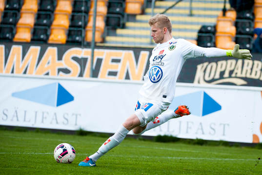Jönköpings Södras målvakt Anton Cajtoft