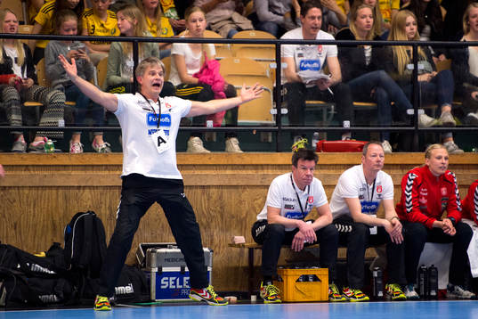 Skövdes tränare Magnus Frisk reagerar