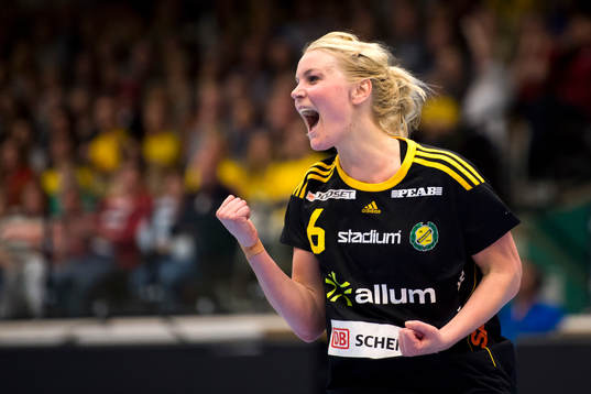 Sävehofs Ida Odén jublar