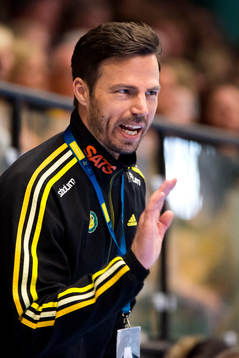 Sävehofs tränare Henrik Signell