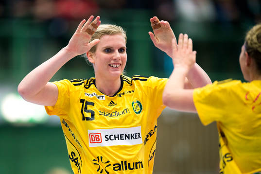 Sävehofs Jenny Alm jublar
