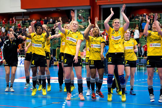 Sävehofs Louise Sand, Julia Eriksson, Edijana Dafe och