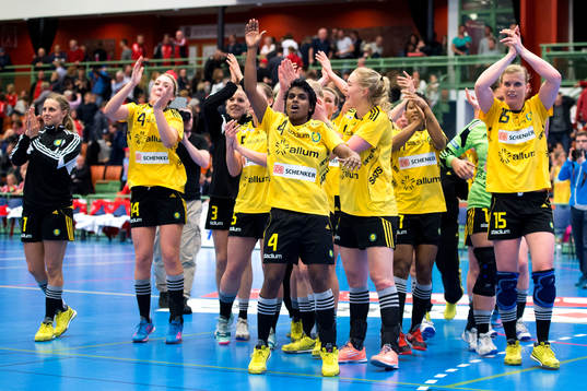Sävehofs Louise Sand, Julia Eriksson, Edijana Dafe och