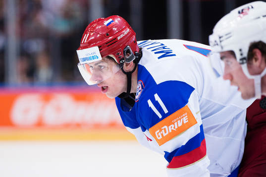 Rysslands Yevgeni Malkin