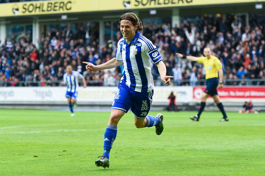IFK Göteborgs Lasse Vibe jublar