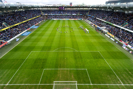 Lagen står uppställda på Gamla Ullevi