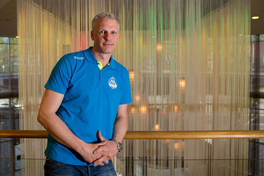 Alingsås tränare Mikael Franzén