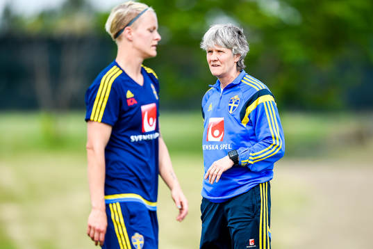 Sveriges Förbundskapten Pia Sundhage