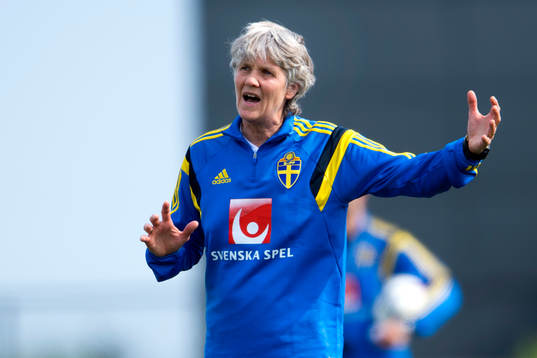Sveriges förbundskapten Pia Sundhage