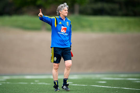 Sveriges förbundskapten Pia Sundhage