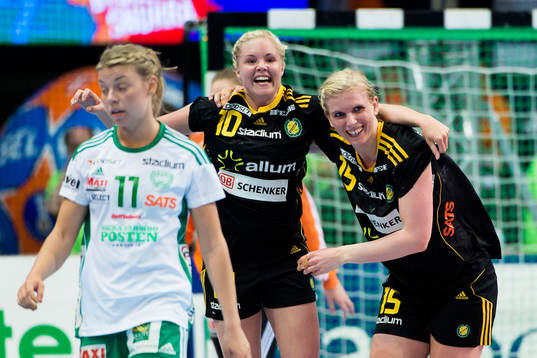 Sävehofs Jenny Wikensten och Jenny Alm jublar