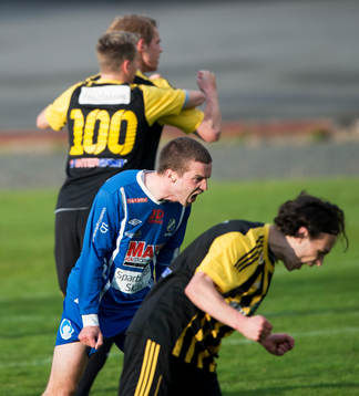 IFK Hässleholms Filip Ranmo har avgjort matchen och Karim