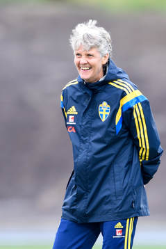 Sveriges förbundskapten Pia Sundhage