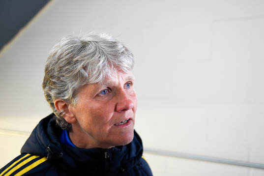Sveriges Förbundskapten Pia Sundhage