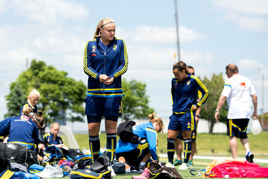Sveriges målvakt Hilda Carlén