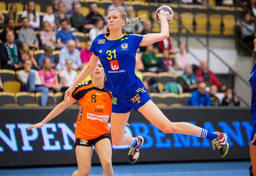 Sveriges  Anna-Maria Johansson och  Nederländernas Lois