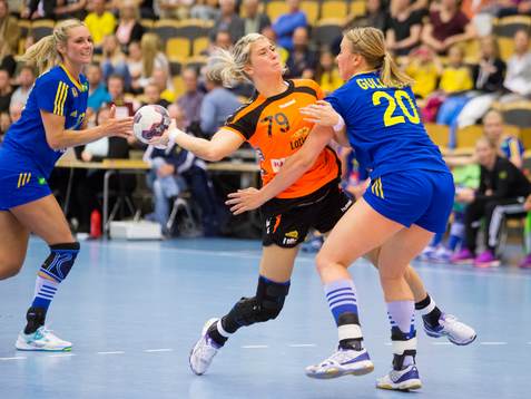 Sveriges Isabelle Gulldén och Nederländernas Estavana