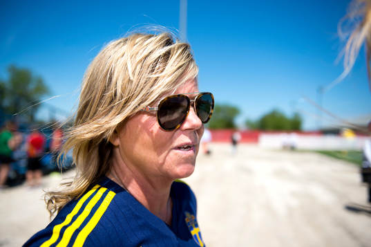 Sveriges landslagschef Marika Domanski Lyfors blir