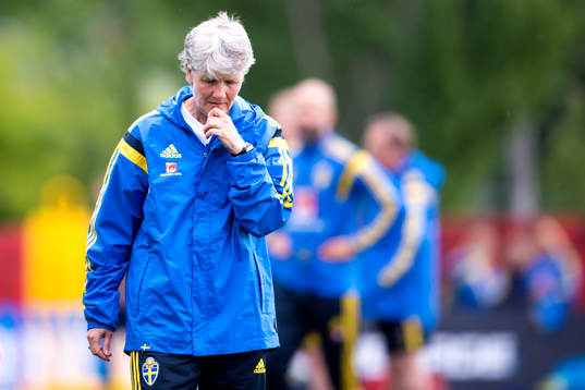 Sveriges förbundskapten Pia Sundhage