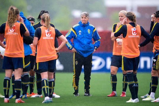 Sveriges förbundskapten Pia Sundhage