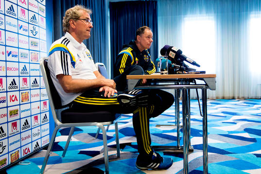 Sveriges förbundskapten Erik Hamrén