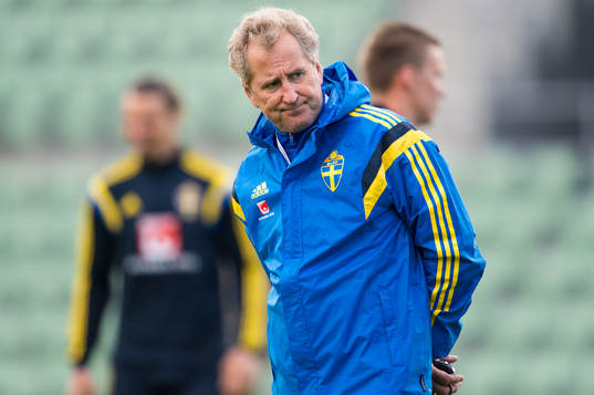 Sveriges förbundskapten Erik Hamrén