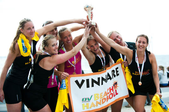 Team Sweden firar första platsen