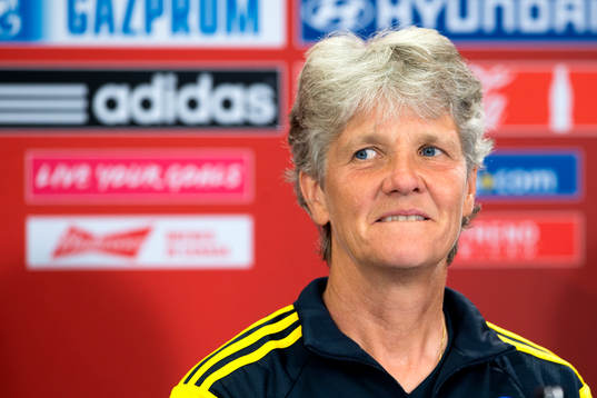 Sveriges förbundskapten Pia Sundhage