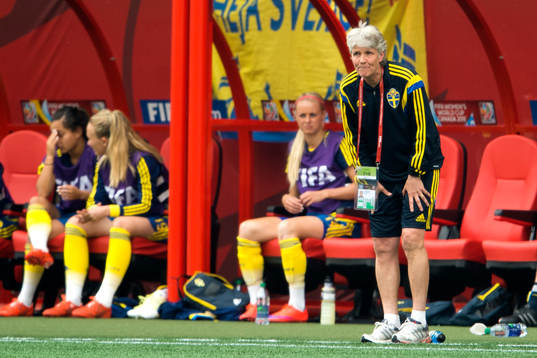 Sveriges förbundskapten Pia Sundhage