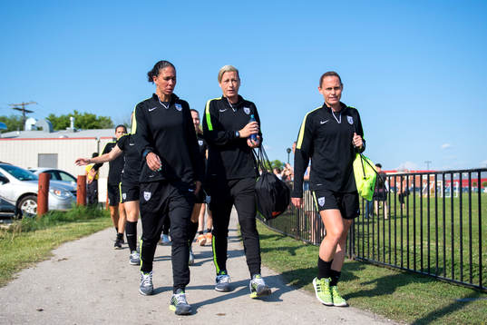 s Shannon Boxx, Abby Wambach och Christie Rampone