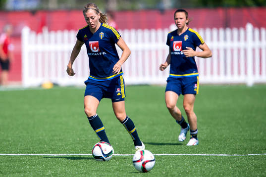 Sveriges Linda Sembrant och Jessica Samuelsson