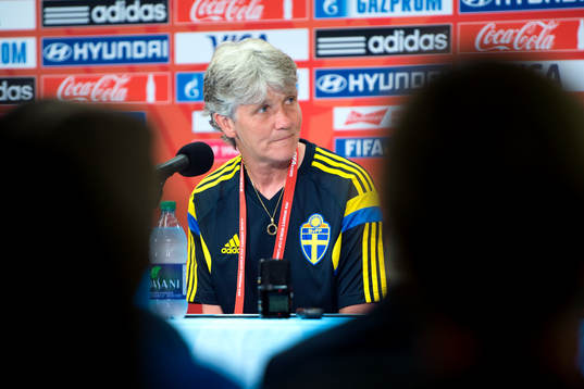 Sveriges förbundskapten Pia Sundhage