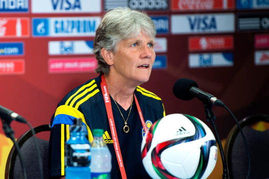 Sveriges förbundskapten Pia Sundhage