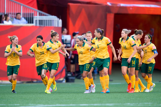 Australiens Kyah Simon jublar