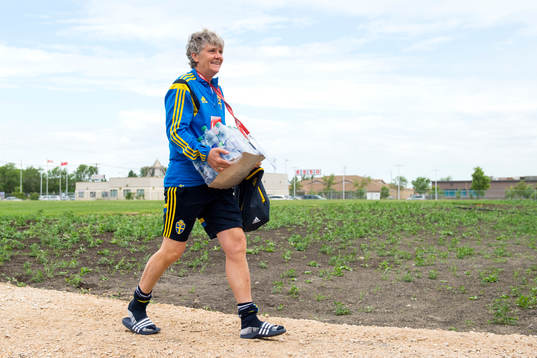 Sveriges förbundskapten Pia Sundhage
