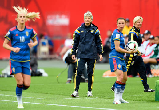 Sveriges förbundskapten Pia Sundhage